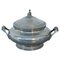 Vintage Soup Tureen in Silver Metal With Lid 1