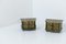 Vintage Gold Lacquered Wood Jewel Boxes, Set of 2 4