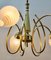 Italian Chandelier with 5 Arms in the Style of Stilnovo, 1960s, Image 11