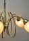 Lámpara de araña italiana con cinco brazos, años 60, Imagen 7