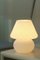 White Murano Glass Baby Mushroom Table Lamp 6