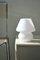 White Murano Glass Baby Mushroom Table Lamp, Image 1