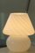 White Murano Glass Baby Mushroom Table Lamp 7
