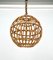 Rattan Globe Pendant Lamp, Italy, 1960s 9