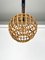 Rattan Globe Pendant Lamp, Italy, 1960s, Image 10