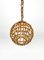 Rattan Globe Pendant Lamp, Italy, 1960s, Image 6