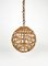 Rattan Globe Pendant Lamp, Italy, 1960s 4