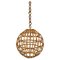 Rattan Globe Pendant Lamp, Italy, 1960s, Image 1