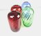 Handmade Glass Vases by Monica Bratt for Reijmyre, Set of 4, Image 1