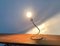 German Minimalist Lightworm Table Lamp by Walter Schnepel for Tecnolumen, Image 12