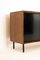 Italian Sideboard with Black Lacquered Doors and Glass Top, 1960s 7