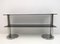 Modern Italian Chromed Steel and Smoked Glass Console, 1970s 3