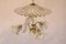 Vintage 3-Leuchten Kronleuchter aus Murano Glas, 1950er 2