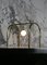 Polierte Lampe aus natürlichem Messing PA-01 Bogen mit durchscheinendem weißem Alabaster Diffusor von Edouard Sankowski für Krzywda 3