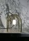 Lampada ad arco PA-01 in ottone naturale lucidato con diffusore in alabastro bianco di Edouard Sankowski per Krzywda, Immagine 7
