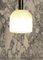 Lampada ad arco PA-01 in ottone naturale lucidato con diffusore in alabastro bianco di Edouard Sankowski per Krzywda, Immagine 15