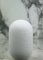 Lampada Ml-90 scultorea in ottone naturale lucidato e marmo con diffusori in alabastro bianco di Edouard Sankowski per Krzywda, Immagine 20