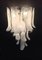 Italienische Vintage Murano Wandlampen mit 16 Lattimo Glasblättern, 2er Set 10