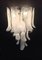 Vintage Italian Murano Wall Lights with 16 Lattimo Glass Petals, Set of 2 10