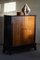 Early 20th Century Art Deco Swedish Grace Cabinet in Flamed Birch & Teak 13