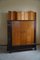 Early 20th Century Art Deco Swedish Grace Cabinet in Flamed Birch & Teak 9