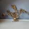 Large Mid-Century Wall Light with Acanthus Leaves and Crystal Flowers, 1960s 12