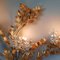 Large Mid-Century Wall Light with Acanthus Leaves and Crystal Flowers, 1960s, Image 10
