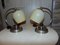 Art Deco Nickel-Plated Table or Wall Lamps, Set of 2, Image 1