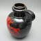 Handle Vase Depicting Red Horses on Black Background from Scheurich, 1960s 4