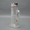 Art Nouveau Glass Carafe with Sterling Silver Mount 2