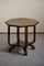 Danish Art Deco Side Table or Coffee Table in Flamed Birch, 1940s 1