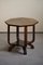 Danish Art Deco Side Table or Coffee Table in Flamed Birch, 1940s, Image 1