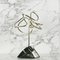 Edouard Sankowski for Krzywda, Sek-8 Tree Sculpture, Streaked Silvered Brass and Marble, Image 2