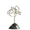 Edouard Sankowski for Krzywda, Sek-8 Tree Sculpture, Streaked Silvered Brass and Marble 1