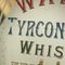 Espejo publicitario de whisky Watts Tyrconnell con marco en forma de barril, década de 1900, Imagen 7