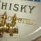 Watts Tyrconnell Whisky Werbespiegel mit Fassrahmen, 20. Jh., 1900er 8
