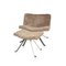 20th Century Italian Sheepskin Swivel Chair & Stool from Tonon, Set of 2, Image 15