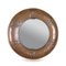 20th Century Brutalist Bronze Mirror With Figures in Relief, 1970s 1