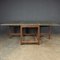 20th Century American Hand Painted Gatelegged Dining Table, 1900s, Image 3