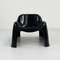Schwarzer Toga Stuhl von Sergio Mazza für Artemide, 1960er 2
