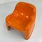 Orangefarbener Toga Stuhl von Sergio Mazza für Artemide, 1960er 6