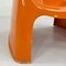 Orangefarbener Toga Stuhl von Sergio Mazza für Artemide, 1960er 10