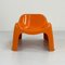 Orangefarbener Toga Stuhl von Sergio Mazza für Artemide, 1960er 2
