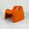 Chaise Toga Orange par Sergio Mazza pour Artemide, 1960s 1