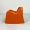 Orangefarbener Toga Stuhl von Sergio Mazza für Artemide, 1960er 4