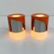 Orange KD24 Table Lamps by Joe Colombo for Kartell, 1960s, Set of 2, Image 2