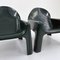 Lounge Chairs in Wagon Green by Gae Aulenti for Kartell, 1970s, Set of 2 5