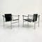 LC1 Armchairs by Le Corbusier for Cassina, 1970s, Set of 2 3