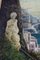 Alfredo Santini, Costiera Amalfitana, óleo sobre lienzo, Italia, Enmarcado, Imagen 2
