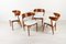 Vintage Danish Dining Chairs in Teak by Helge Sibast, 1960s, Set of 4 1